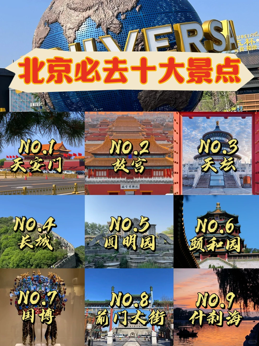 北京必去十大景点‼️新手必看⚠️附旅游攻略