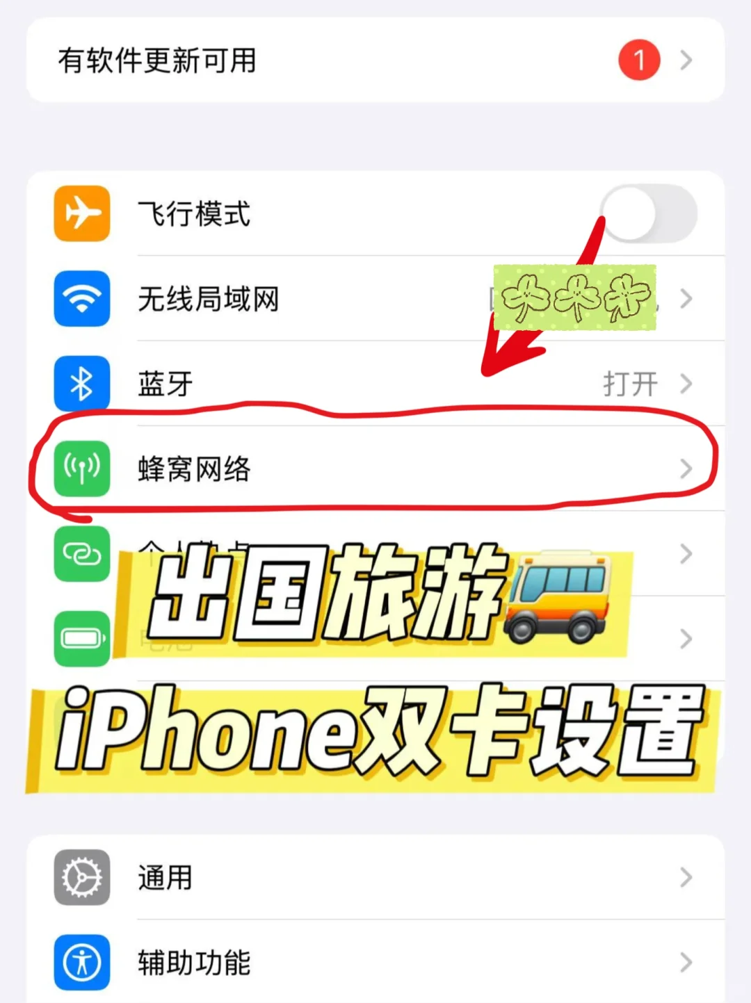 出国旅游必备！iPhone双卡设置教程！