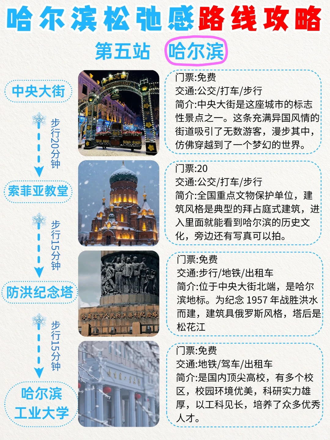 老人小孩都爱✅东北哈尔滨5日纯玩小团💯