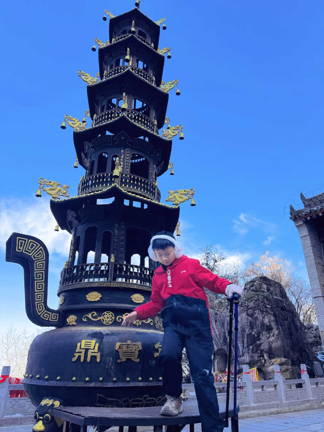 终南山•南五台可以看雪玩雪啦✌️