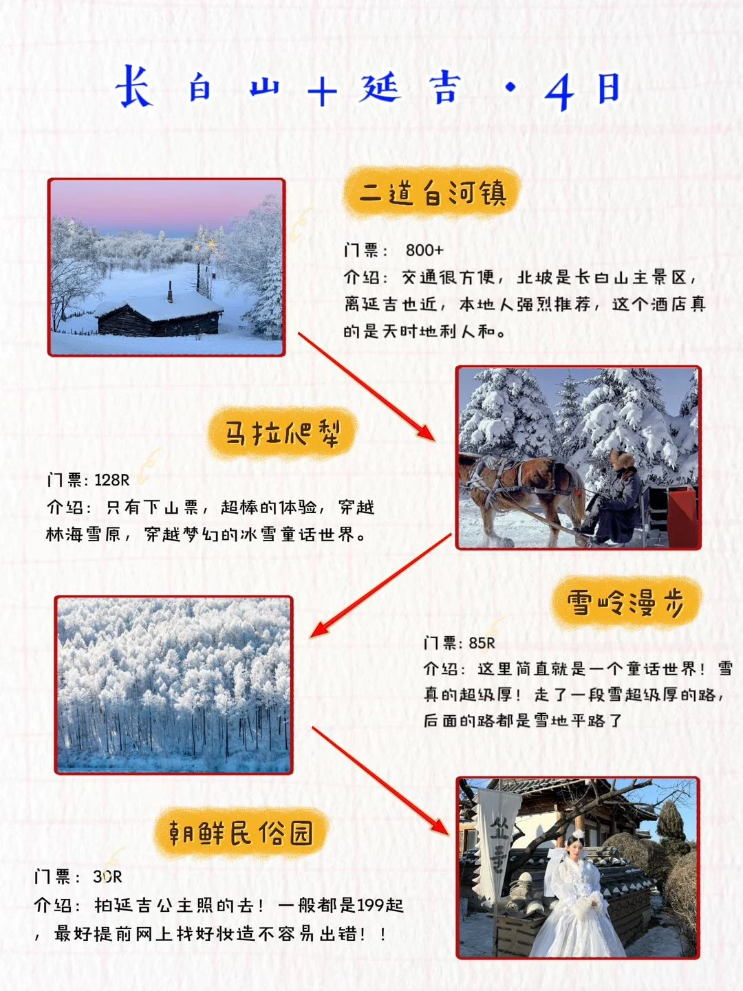 长白山延吉旅游攻略📌这么玩省钱又尽兴