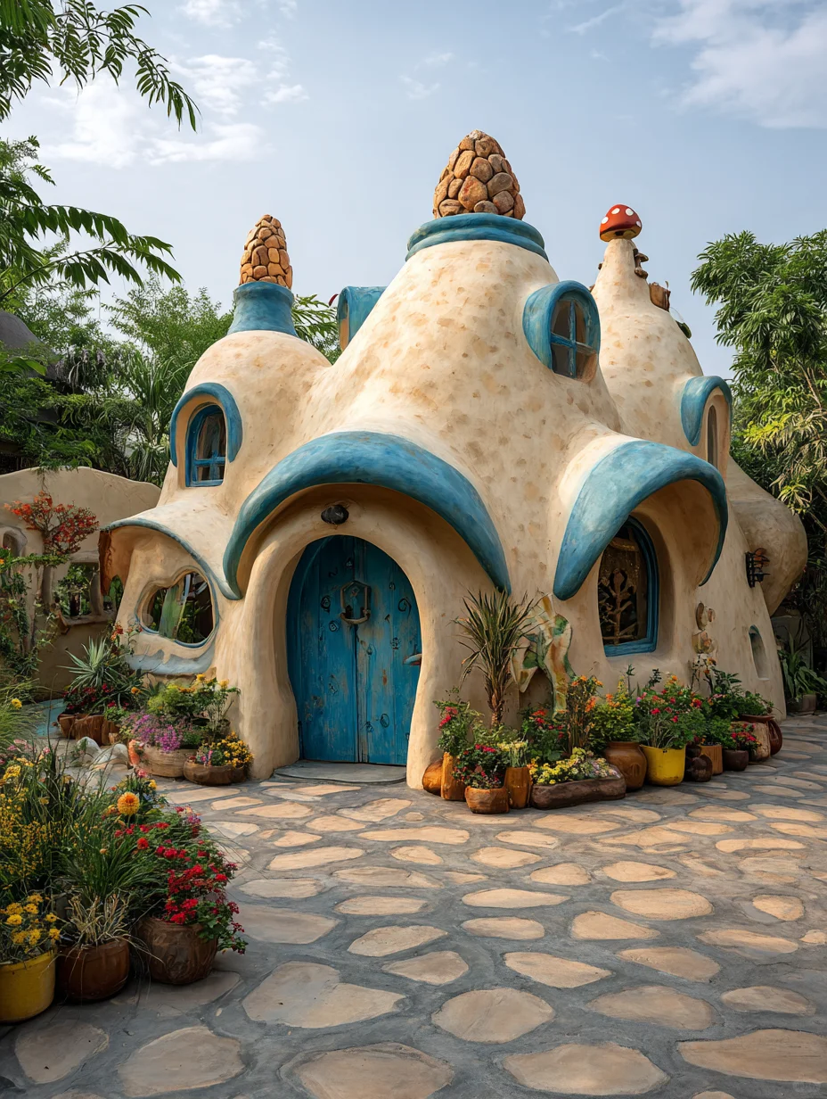 景区里的童话精灵小屋，简直太梦幻了！