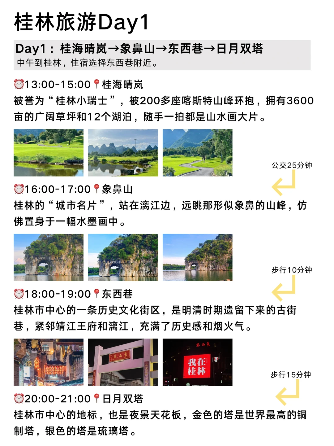 对自己熬夜做的阳朔攻略满意得睡不着😭