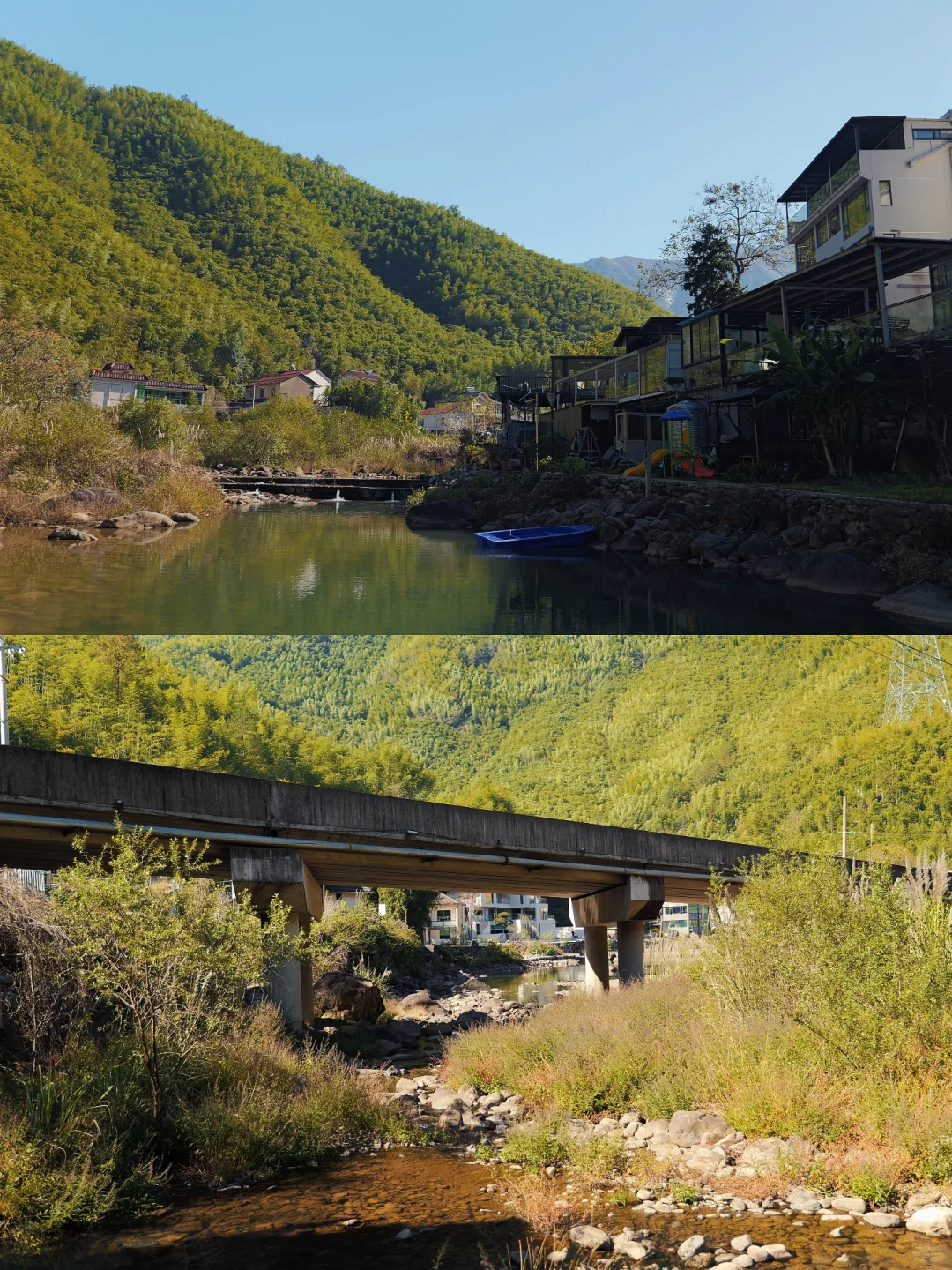 在初秋的安吉泡到人生竹海私汤民宿
