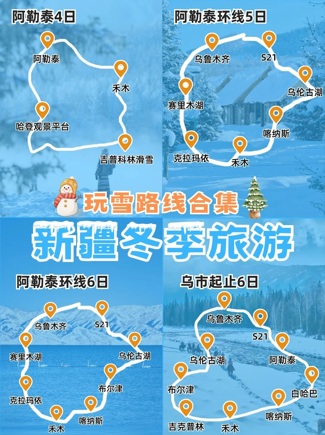 冬季新疆旅游攻略丨阿勒泰小团合集避坑指南