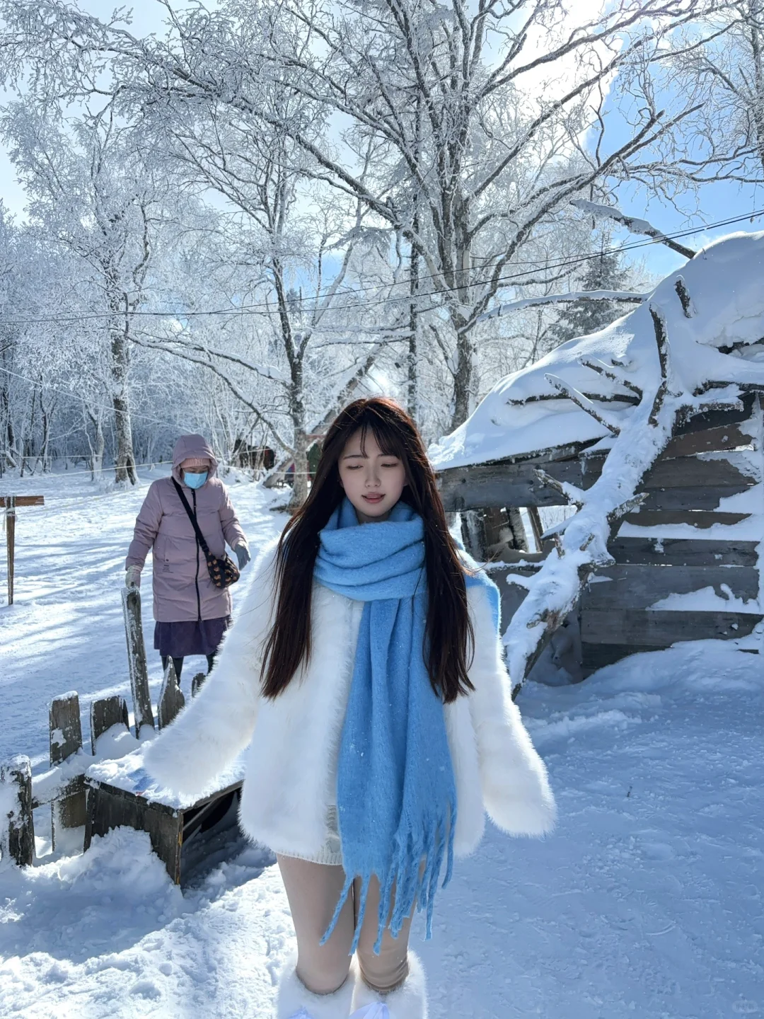 2.9📍雪岭驯鹿园 美晕❄️