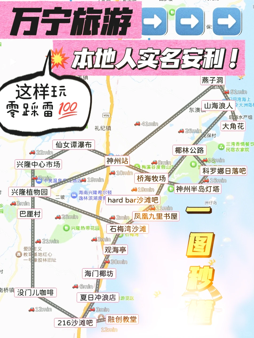 万宁旅游💥本地人实名安利!这样玩零踩雷