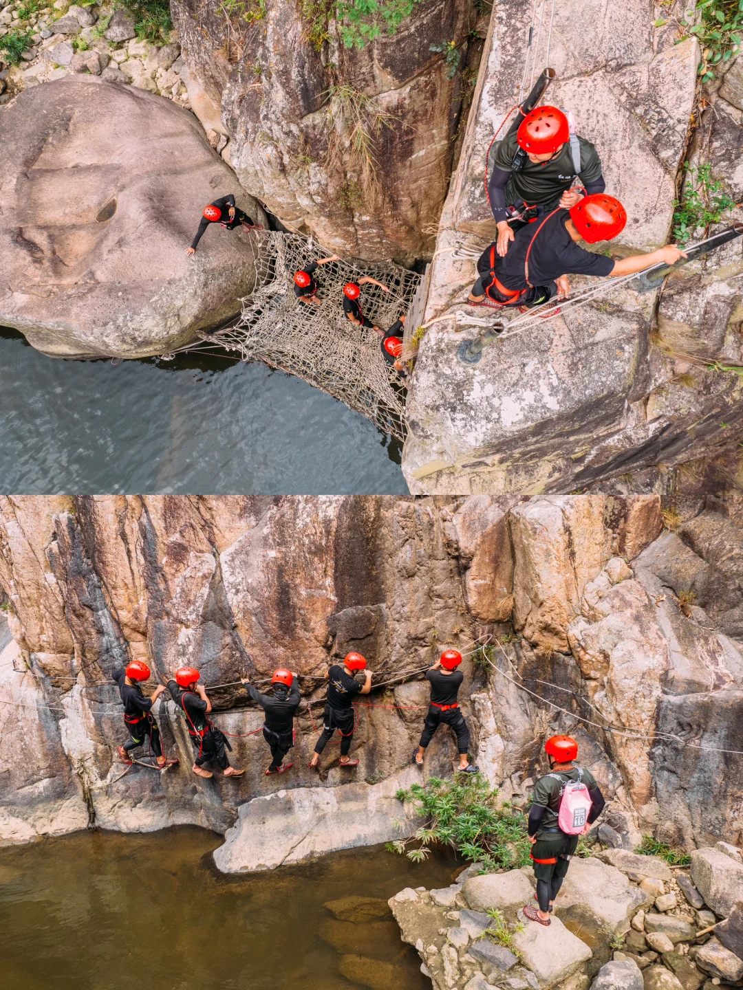 在五指山玩水真的爽疯了💦
