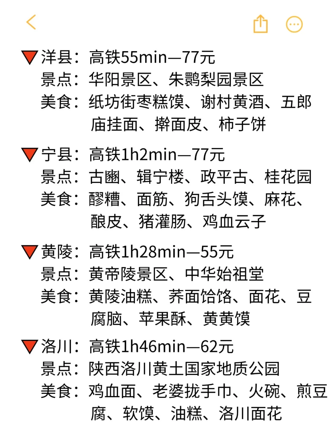 西安出发2h可到达的35个旅游城市大盘点👍