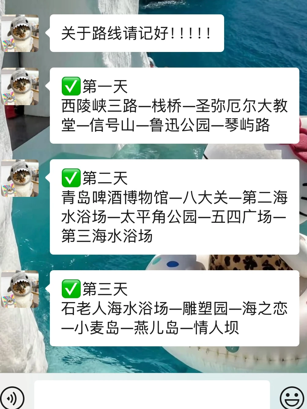 青岛会惩罚每一个不做攻略的人！！！😭😭