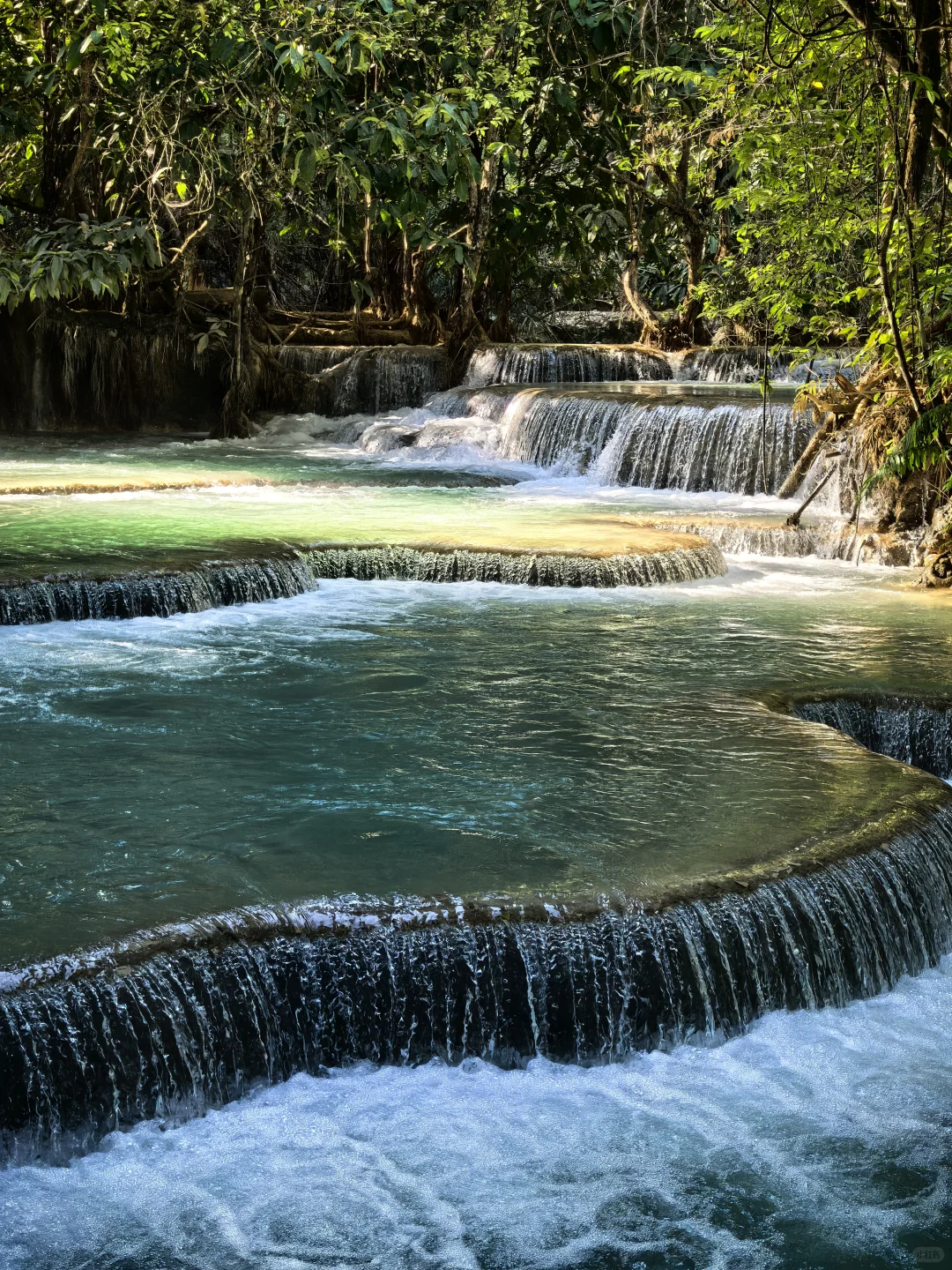 老挝，光西瀑布
