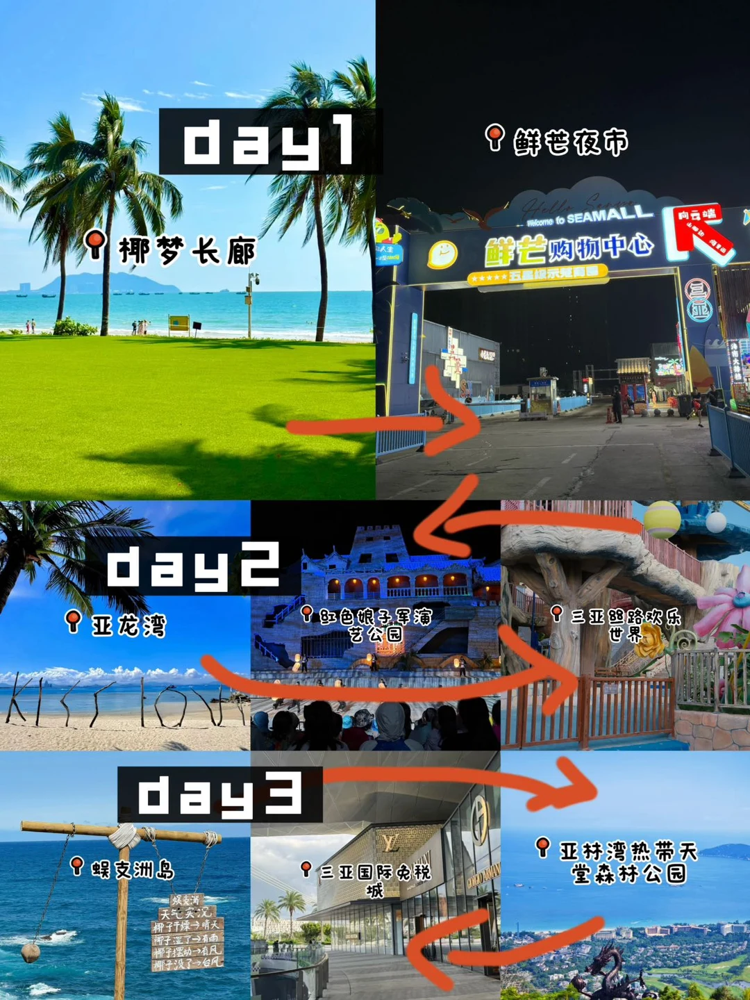 特种兵三亚旅游三天两晚已回攻略