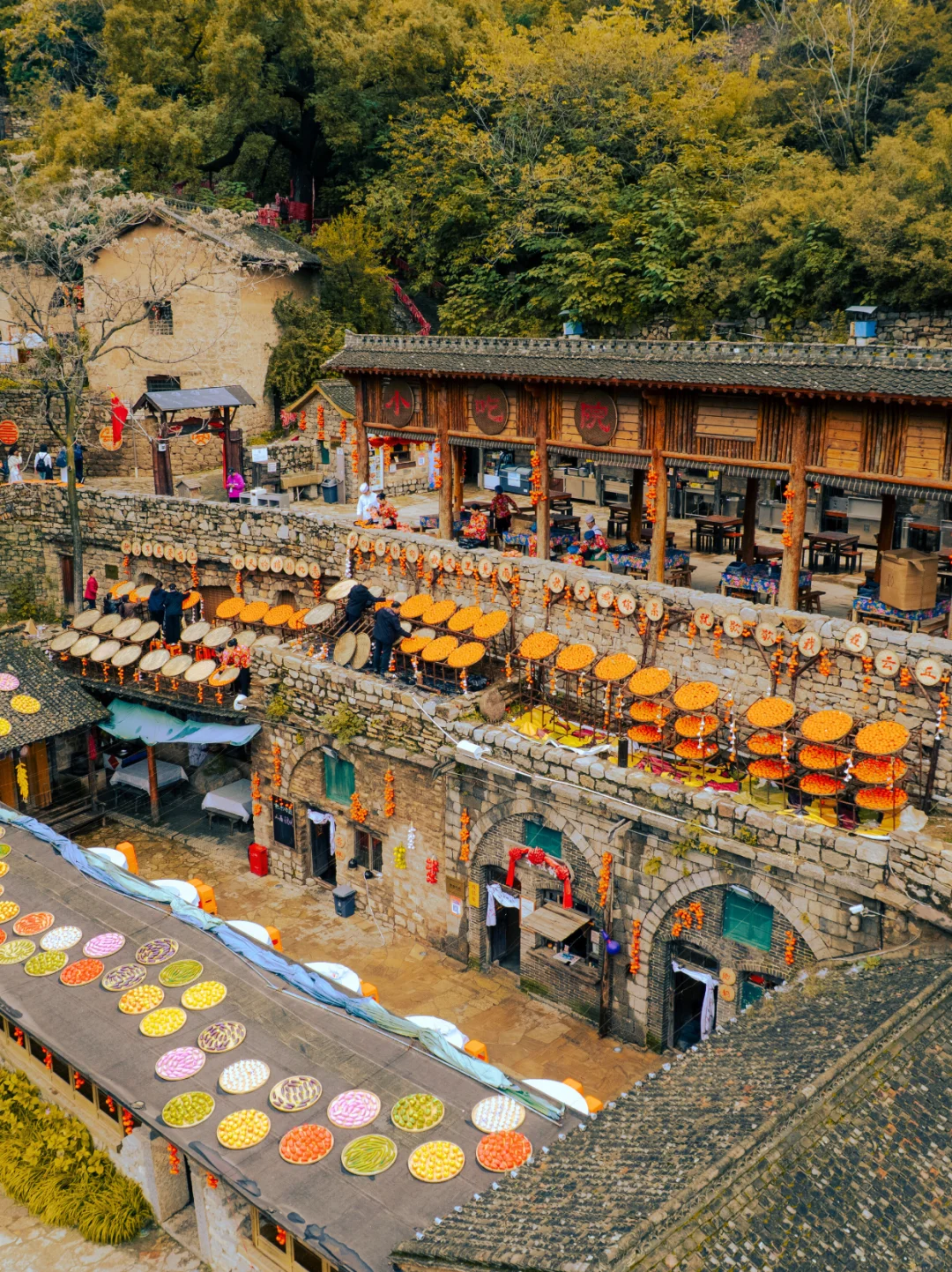 🔥山西绝美古村！把整个秋天“晒”给你看