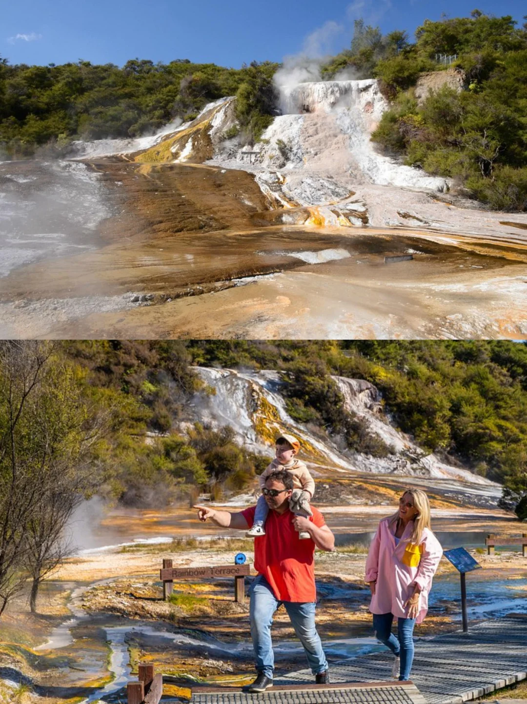 新西兰绝密仙境|乘船才能进的地热山谷🌋