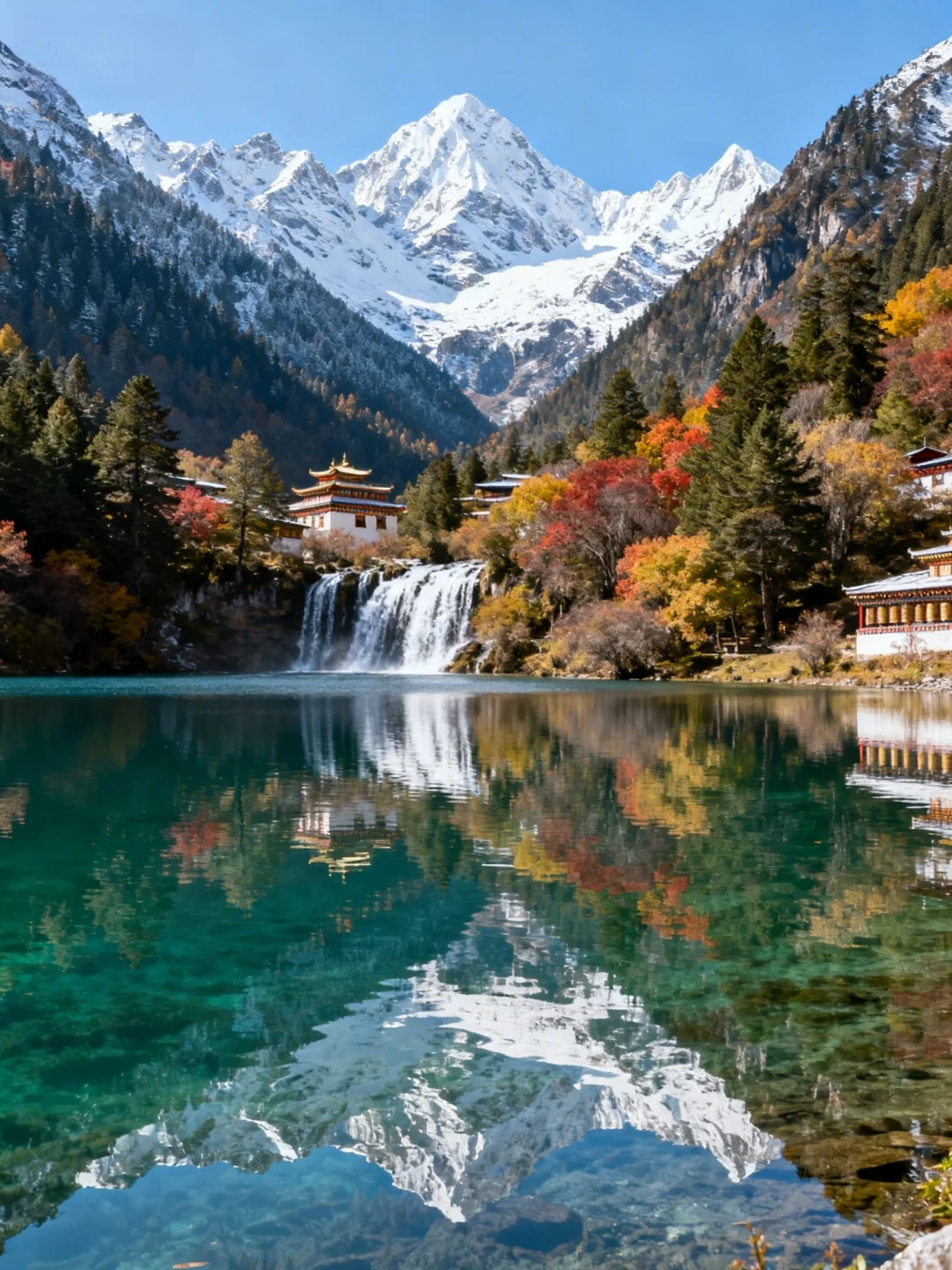 九寨沟，上帝打翻的调色盘🎨