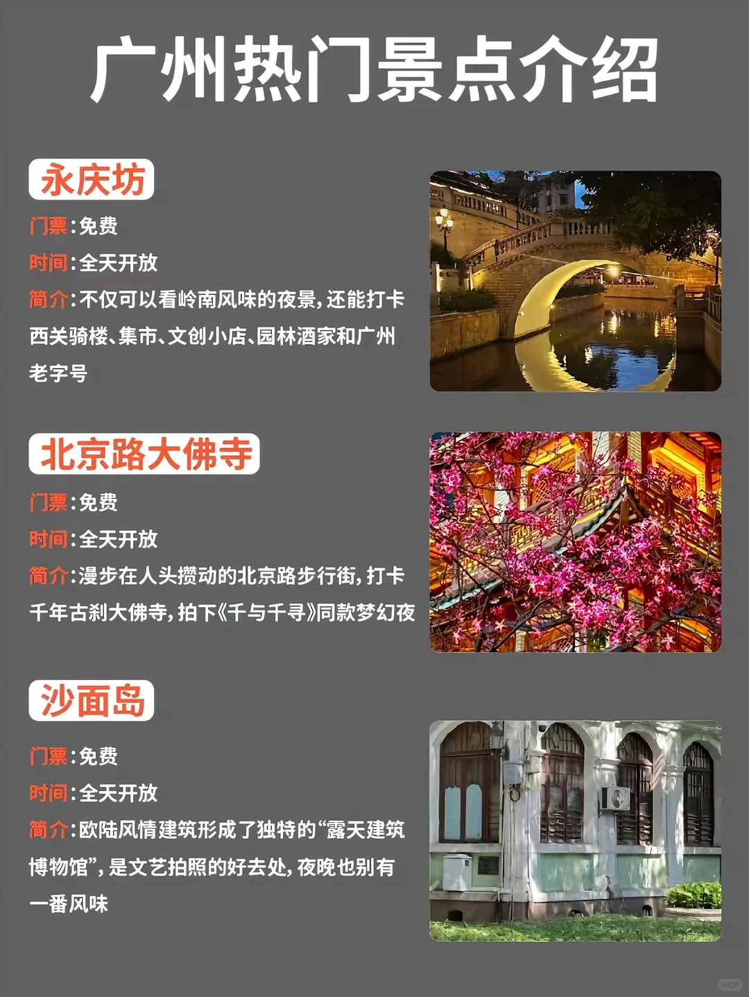 一张图看懂广州怎么玩！保姆级攻略，快收藏