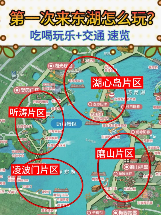 第一次来东湖玩什么？分享一下我的经验🧐