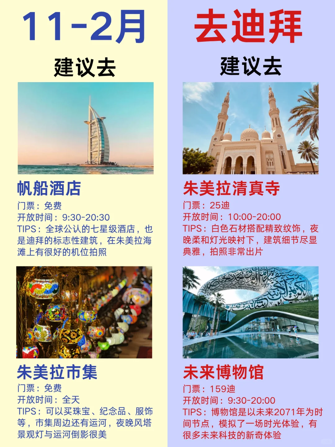 第1⃣️次来迪拜必看的超全旅游攻略！