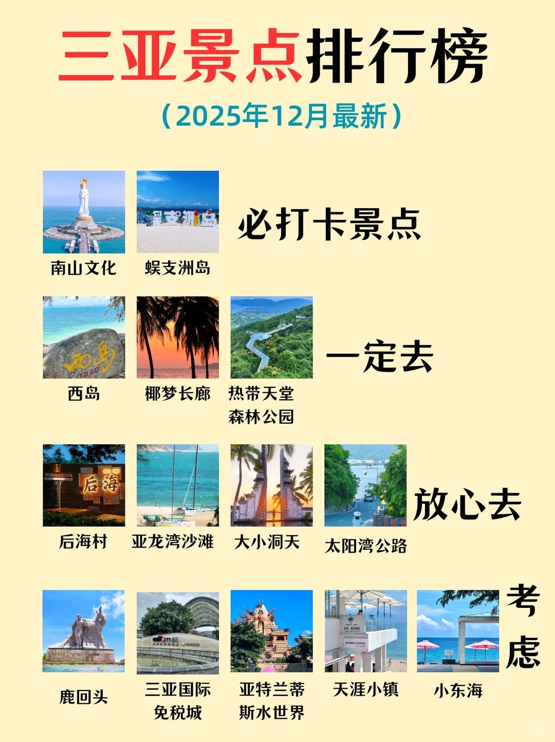 三亚旅游保姆级攻略🔥12月去的姐妹抄作业✌️
