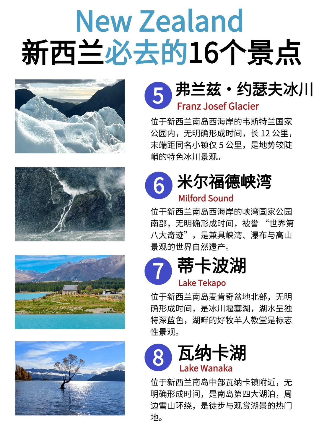 超全新西兰必打卡景点攻略。。建议码住！