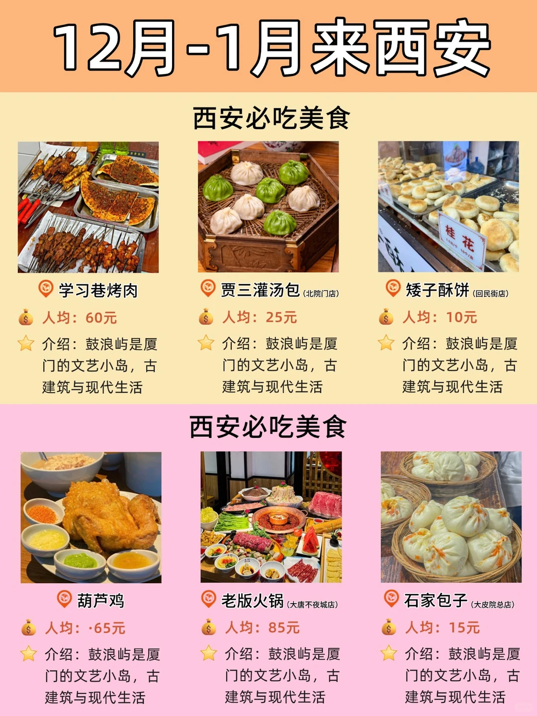 【西安旅游攻略】初次来这些地方真不用去‼️