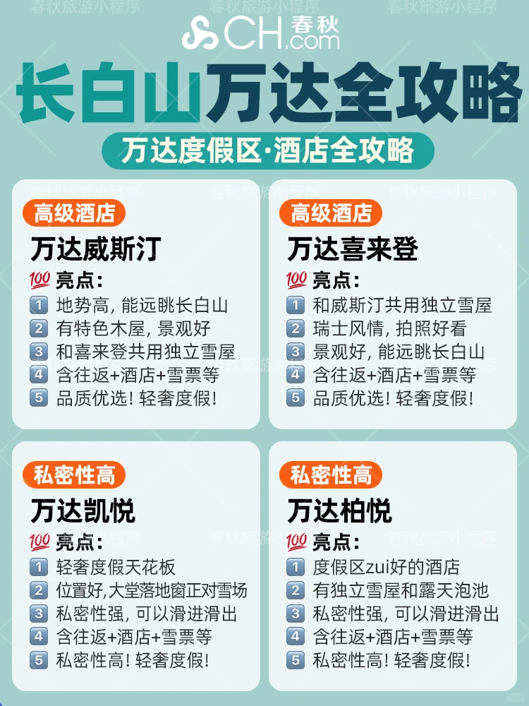 长白山开板啦🏂一张图看懂北坡西坡怎么玩