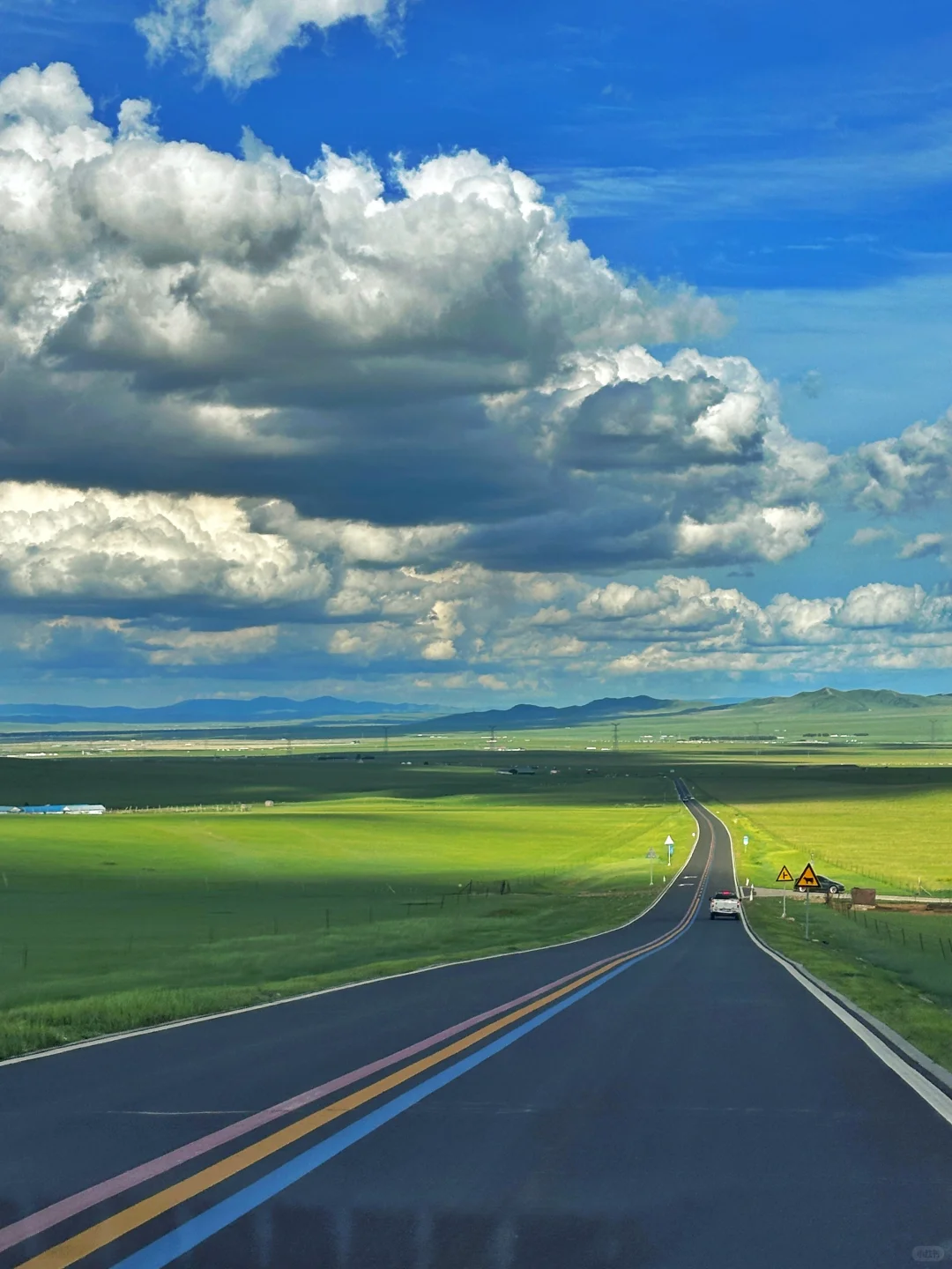 一直开到云开见草原☁️