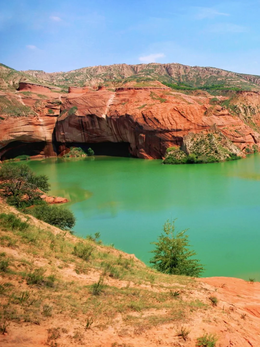 陕西榆林靖边波浪谷·统万城遗址龙城大峡谷