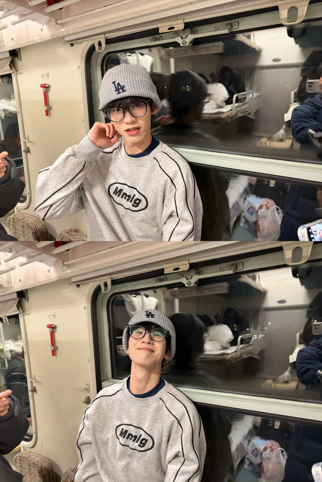 拿到17我就在火车跟朋友这样拍🚂