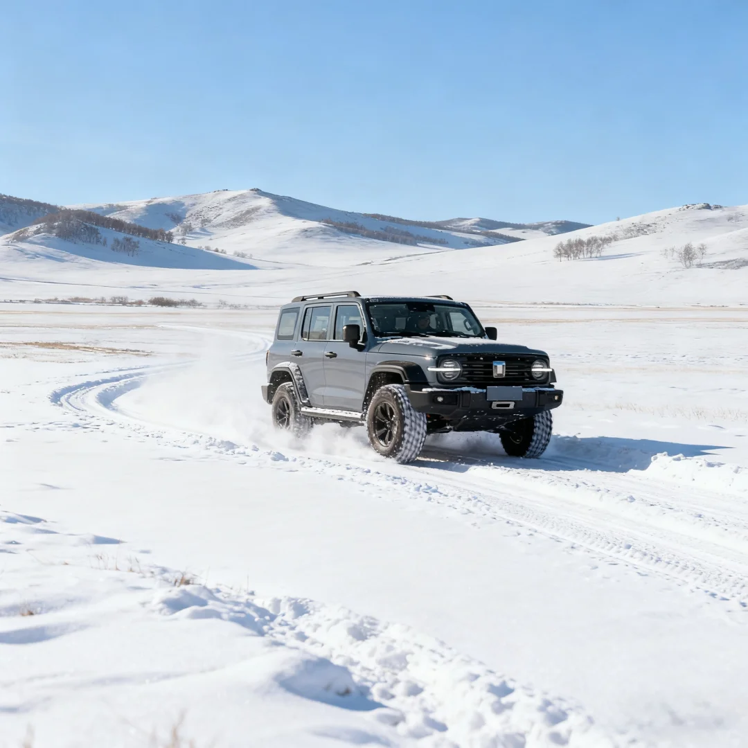 被乌兰布统的冬雪美哭了！