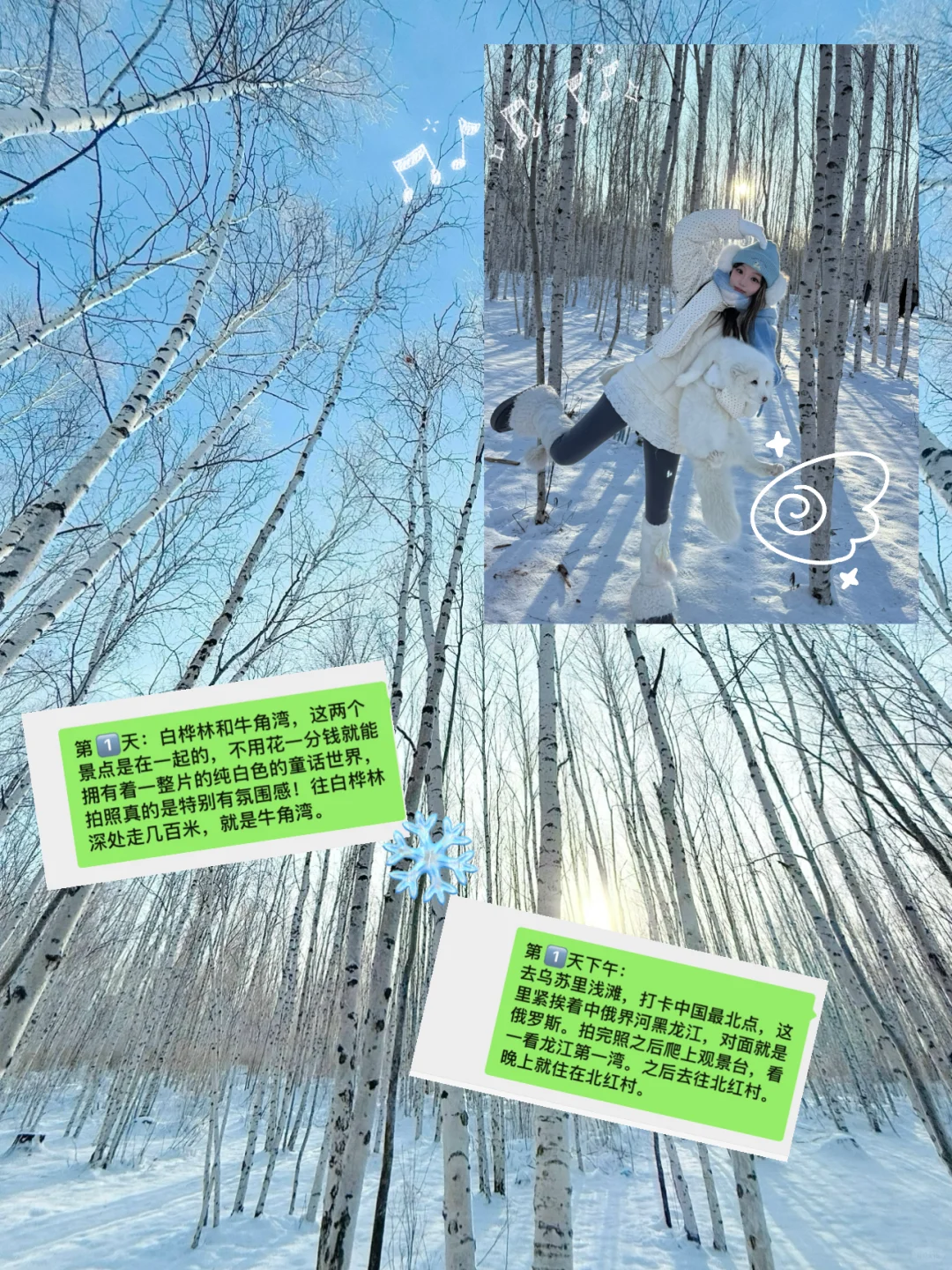 和好朋友一起从哈尔滨-漠河找北🚂雪国列车