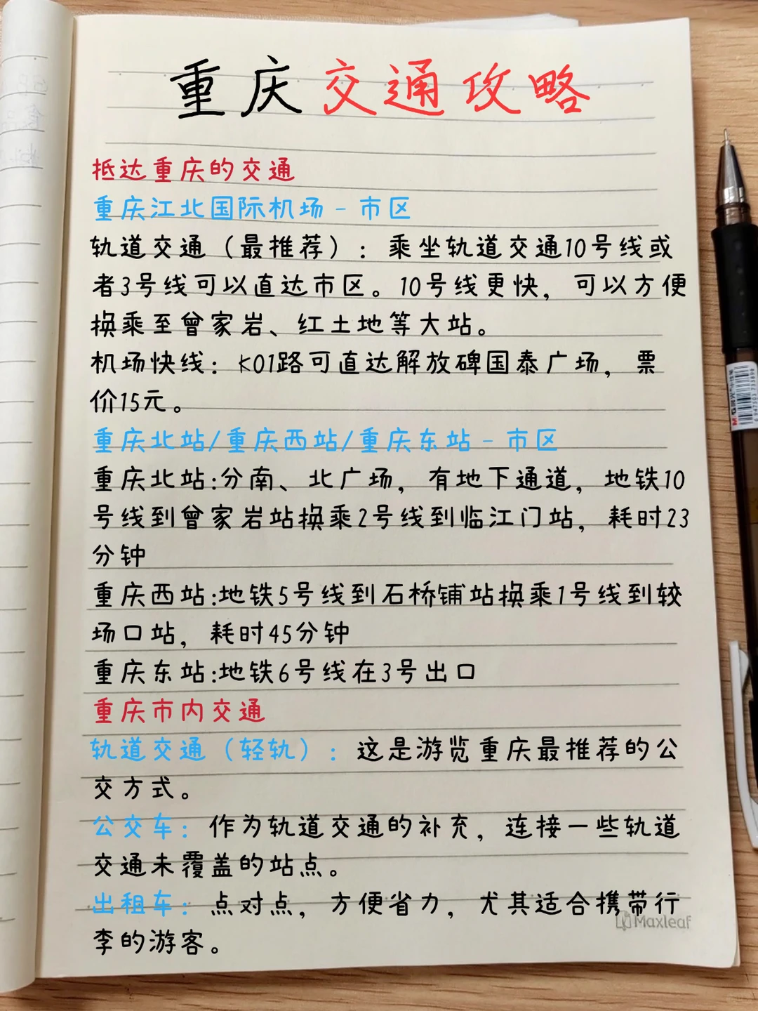 🆘花了3个小时时间熬夜手写的地图攻略