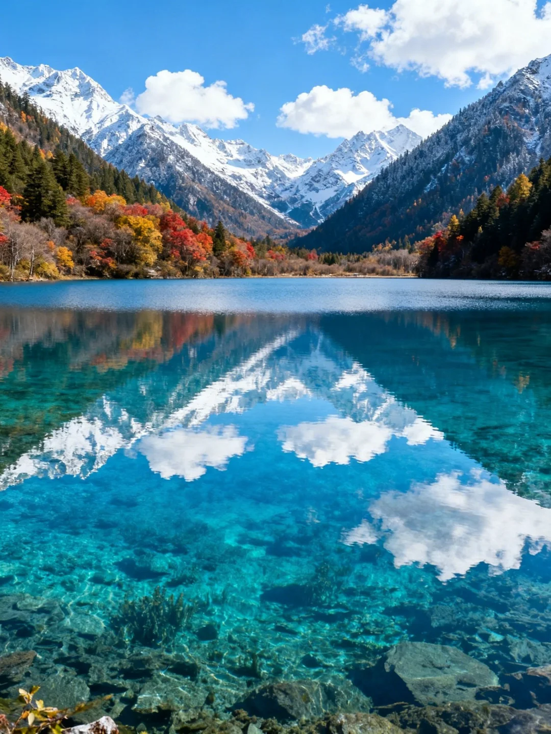 九寨沟,上帝打翻的调色盘🎨