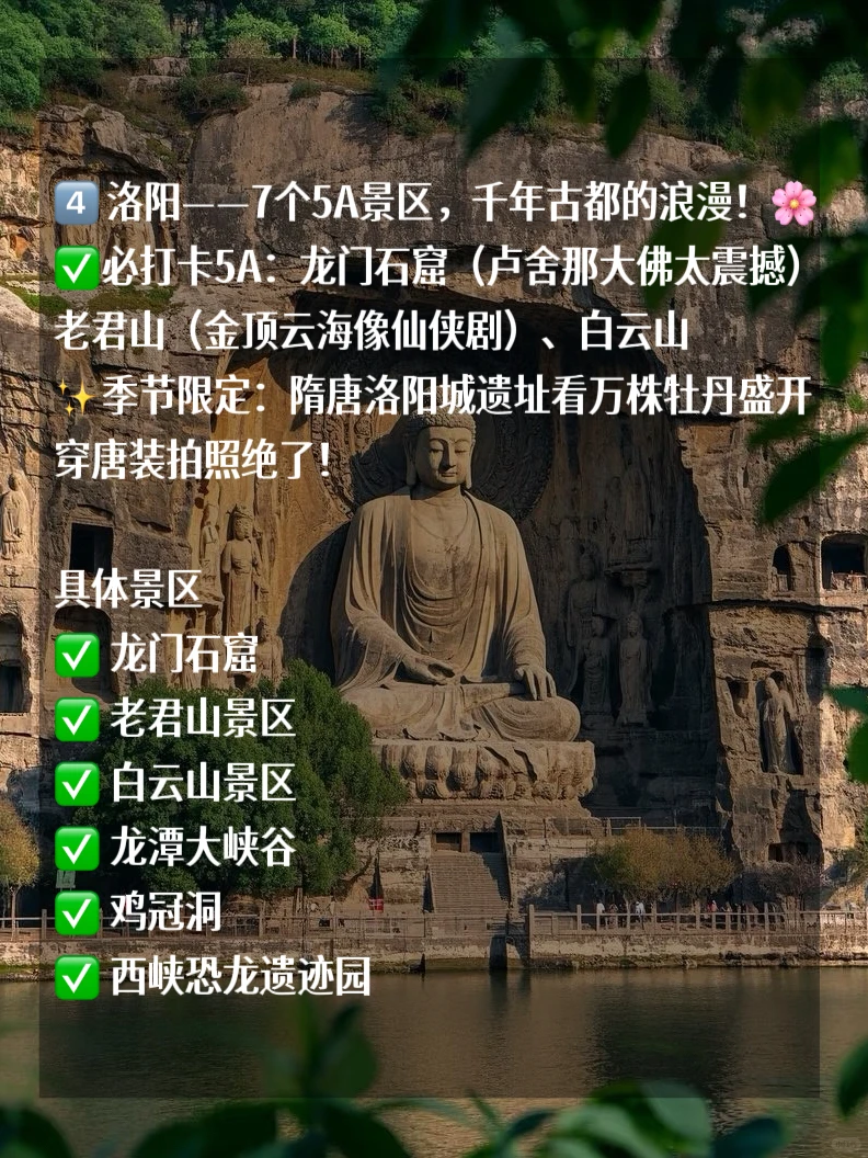 全国5A景区最多的TOP5城市，你都去过几个？