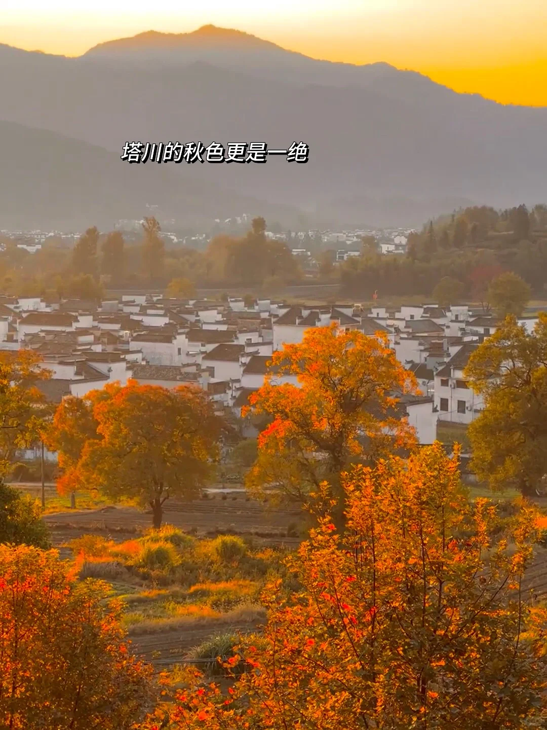 《国家地理》没骗人😭11~12月去徽州赏秋绝了