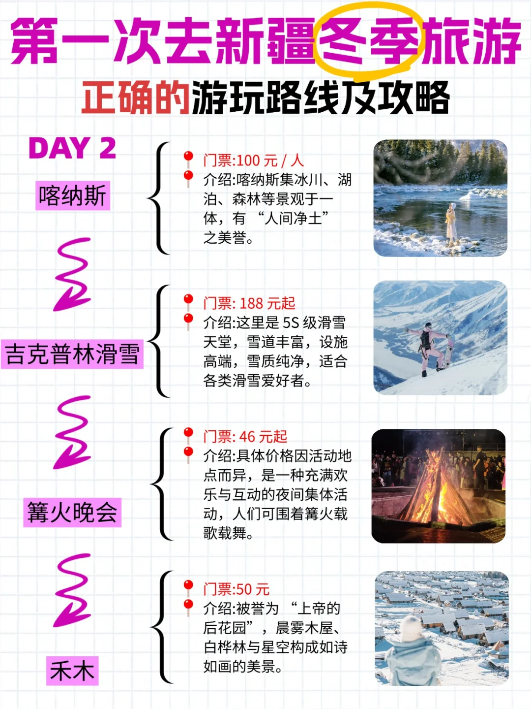 北疆旅游阿勒泰环线3天路线+玩雪+晨雾攻略