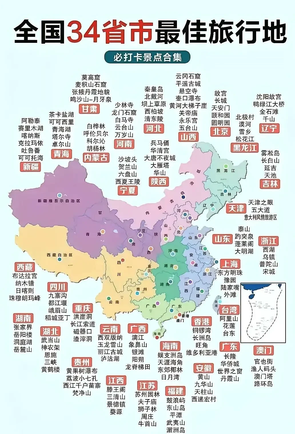 省会城市旅游目的地清单来了！