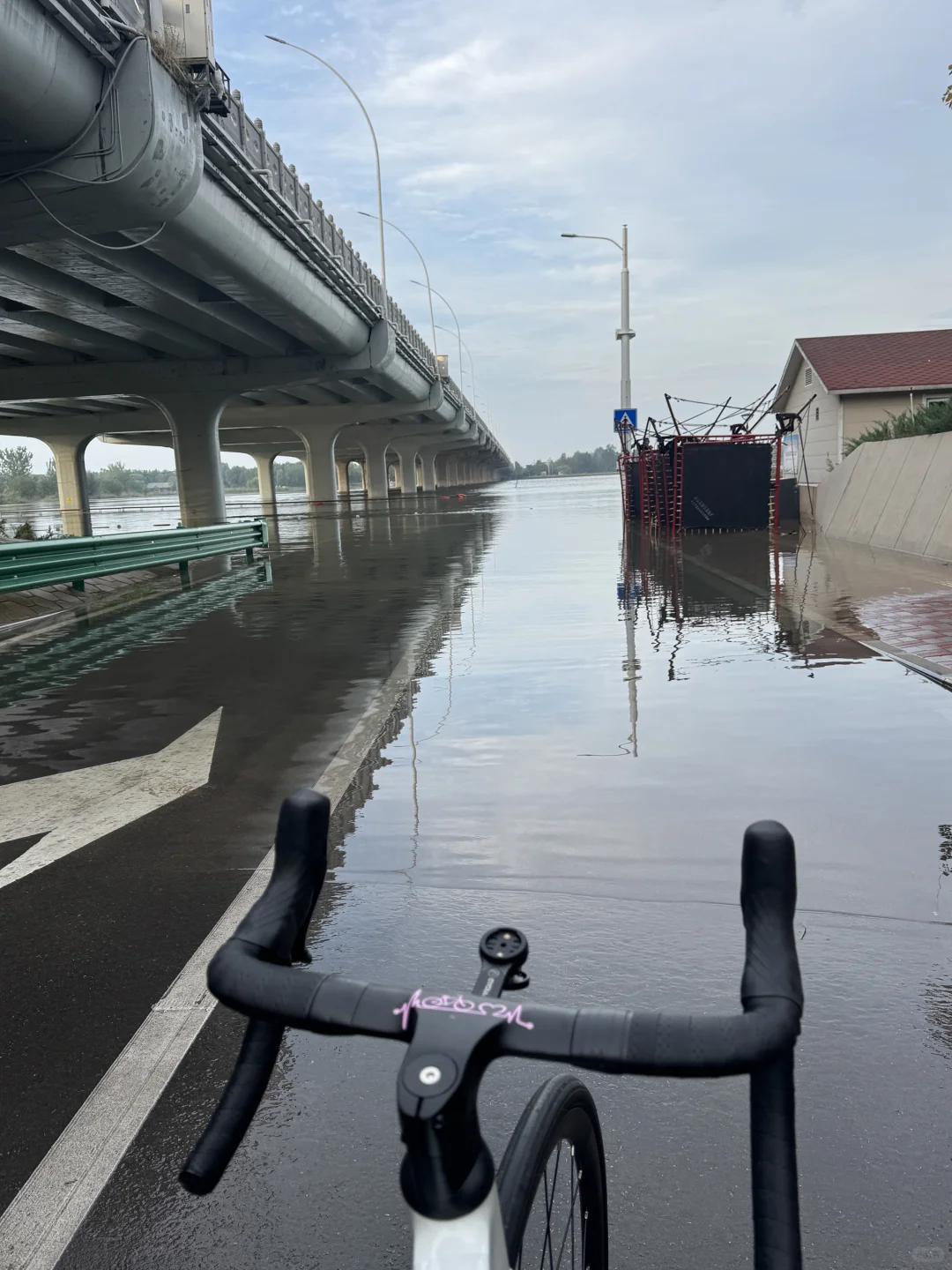 雨后的滹沱河太美啦🌇