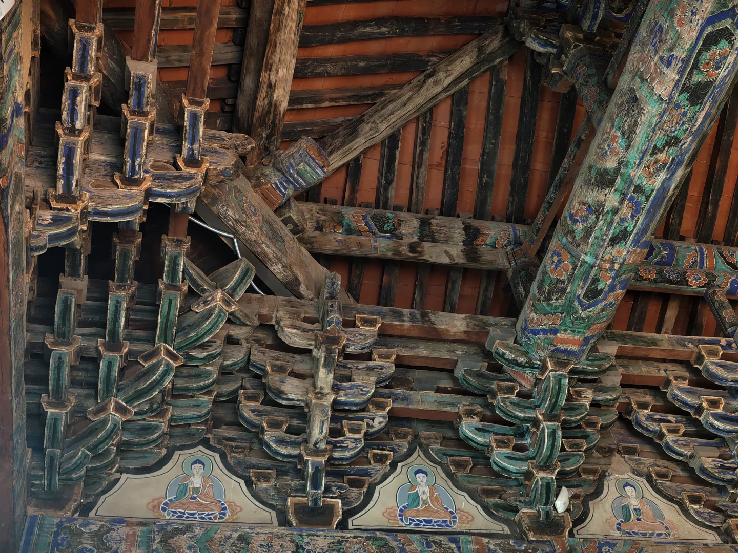 〔晋东北林路行〕阳高云林寺斗拱细节