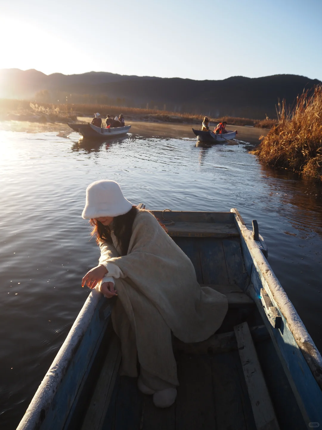 泸沽湖｜看晨雾🌁我拍了湖光映水色