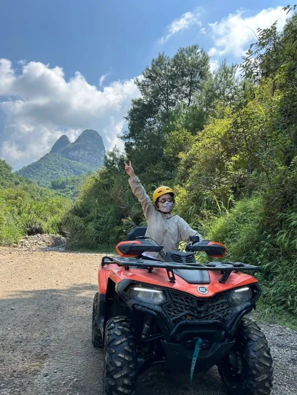 桂林阳朔飞拉达冒险:体验人生第一次飞拉达