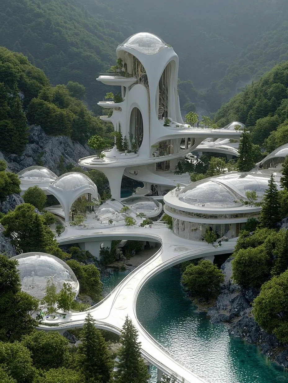 未来有机生态建筑群