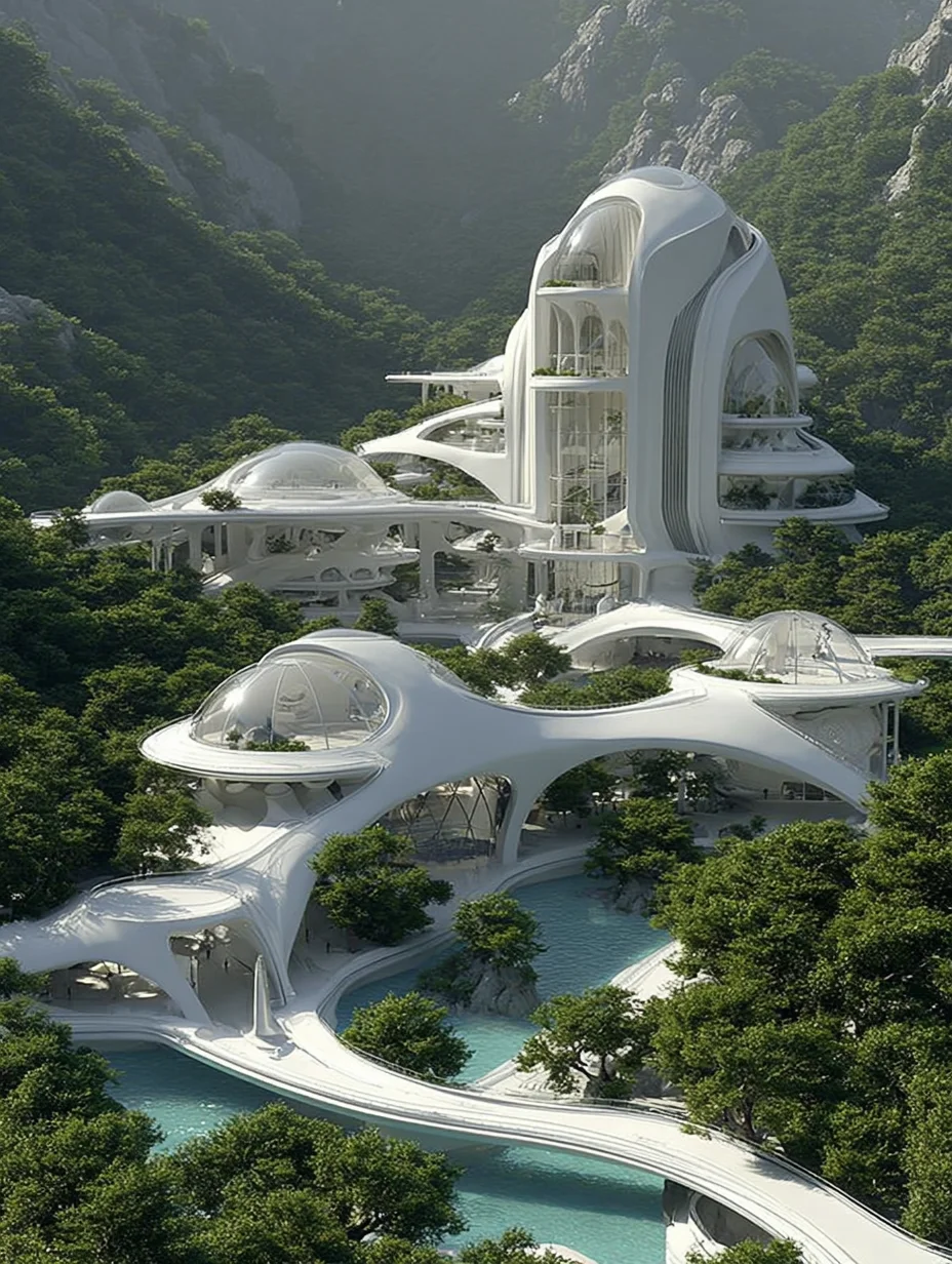 未来有机生态建筑群