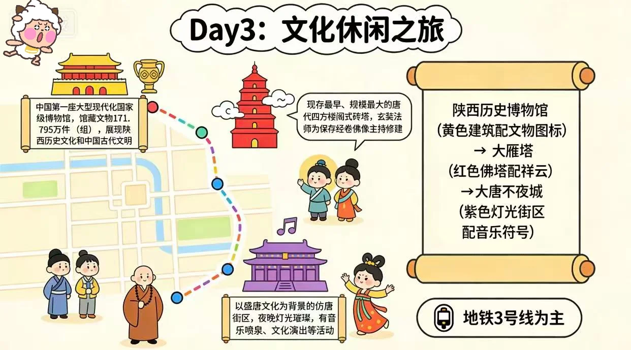 三天让你吃好喝好的西安精简旅游攻略