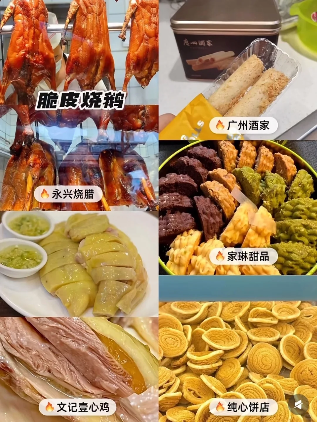 广州旅游,终于有人把景点+美食地图画清楚