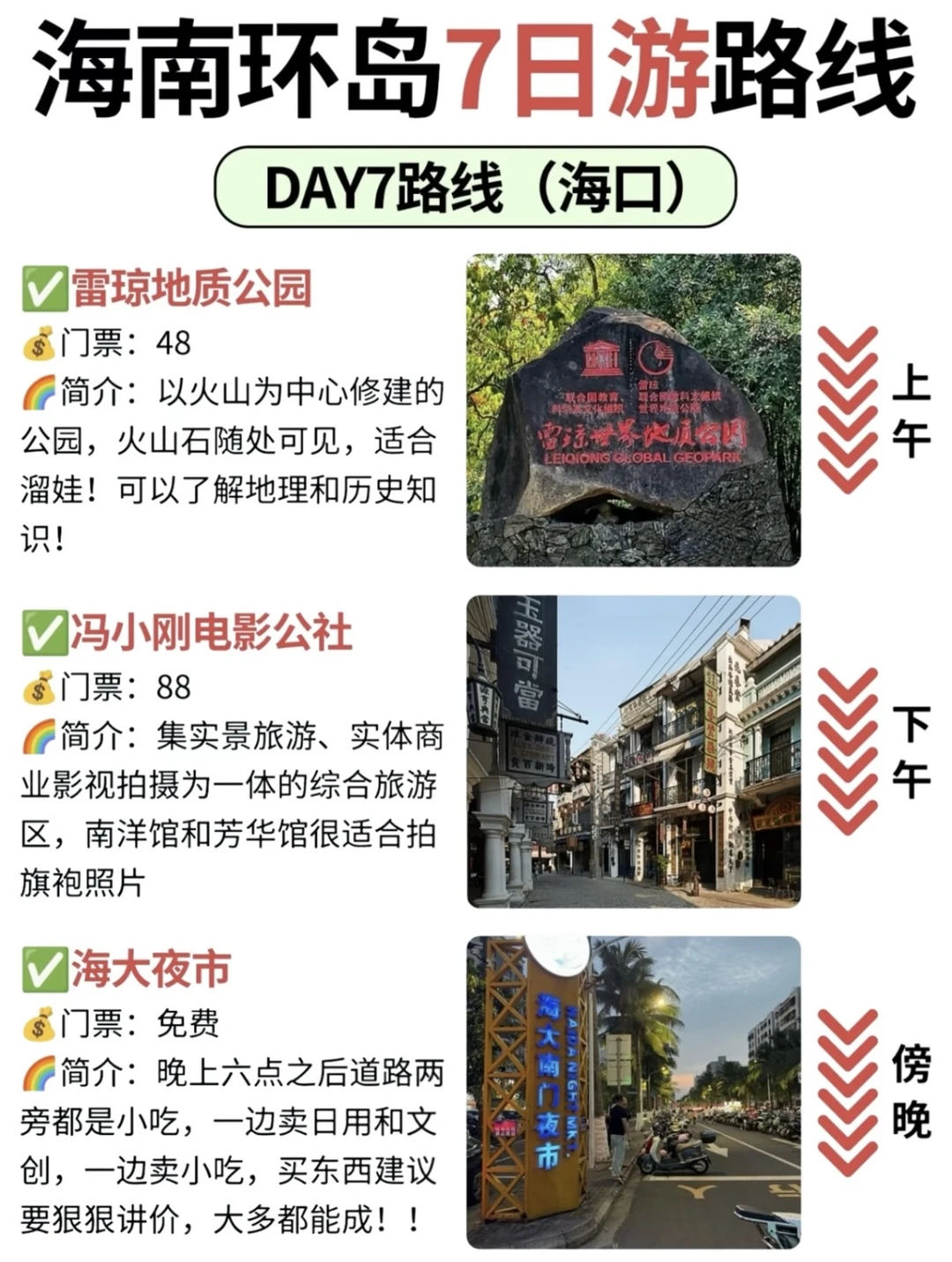 来海南旅游千万不要搞反了😁