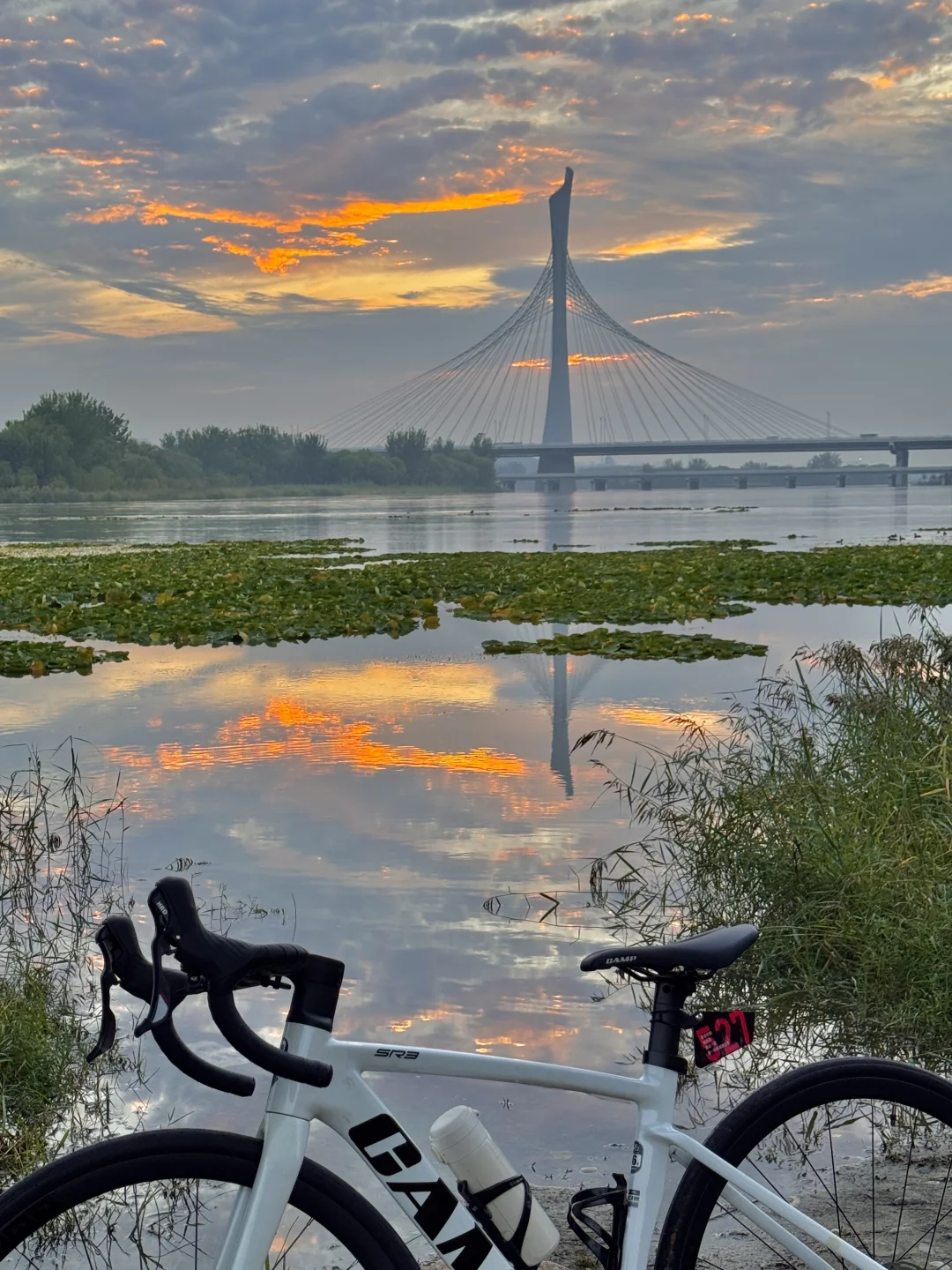 雨后的滹沱河太美啦🌇