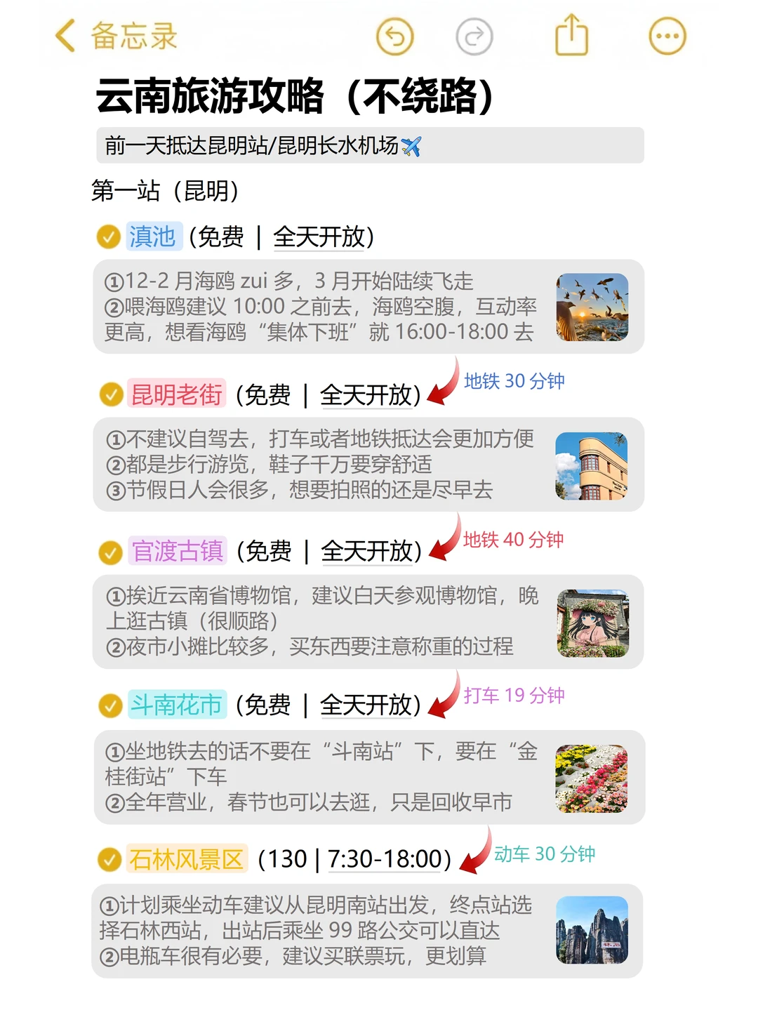 总要去趟云南吧！云南超详细的旅游攻略🏆