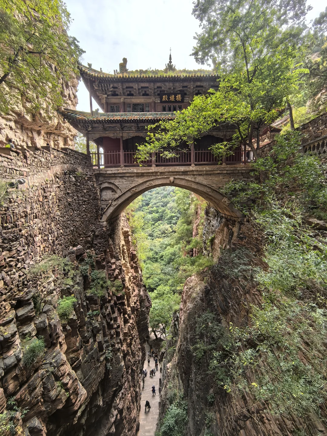 国庆自驾游：苍岩山风景区楼桥殿90分
