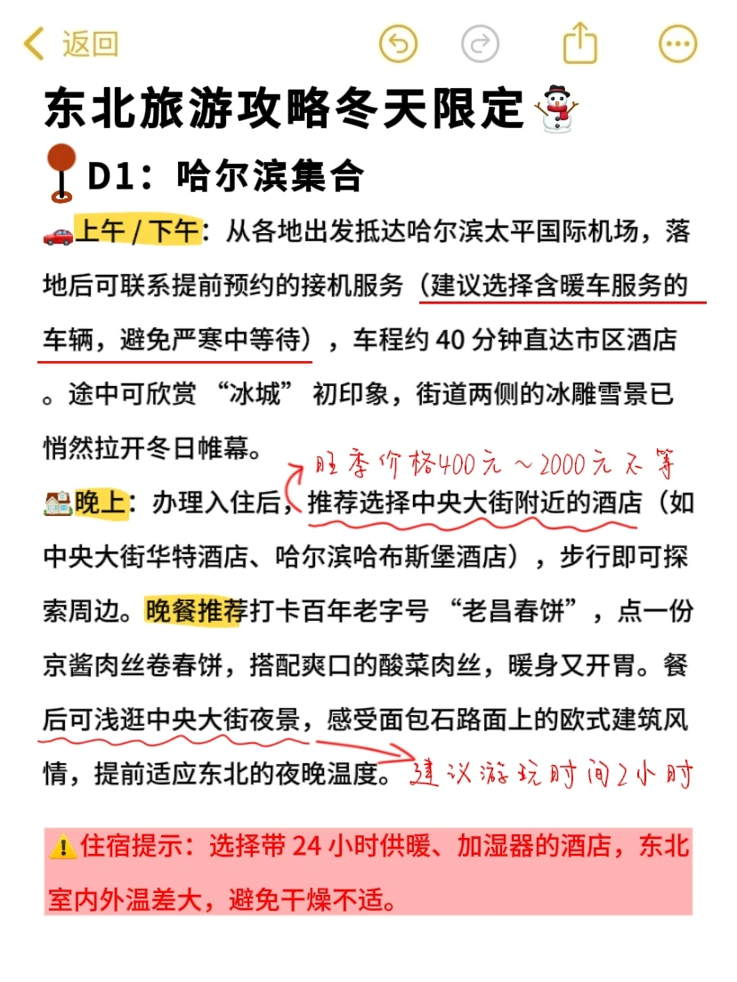 去东北前一定要看❗东北旅游攻略冬天限定